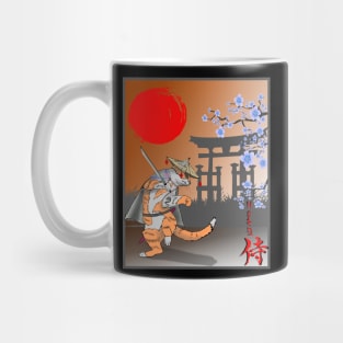 cat, Neko samurai Mug